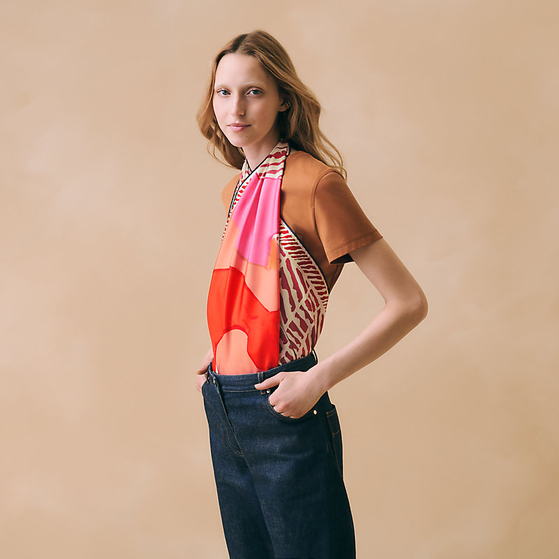 Au Triple Galop double face scarf 90 | Hermès USA